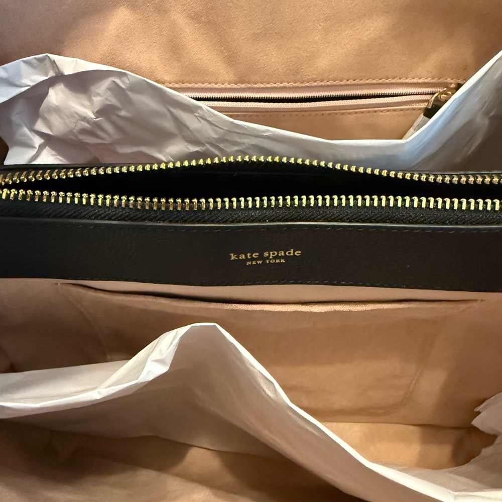 Kate Spade - Deco Large Shoulder Bag -Black NWT Style: KI556 - Picture 6 of 15